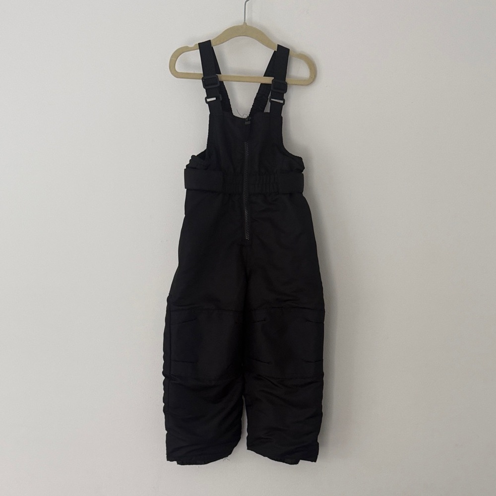 Cat & Jack Kids Black Snow Bib Overalls 3 Years Excellent Condition